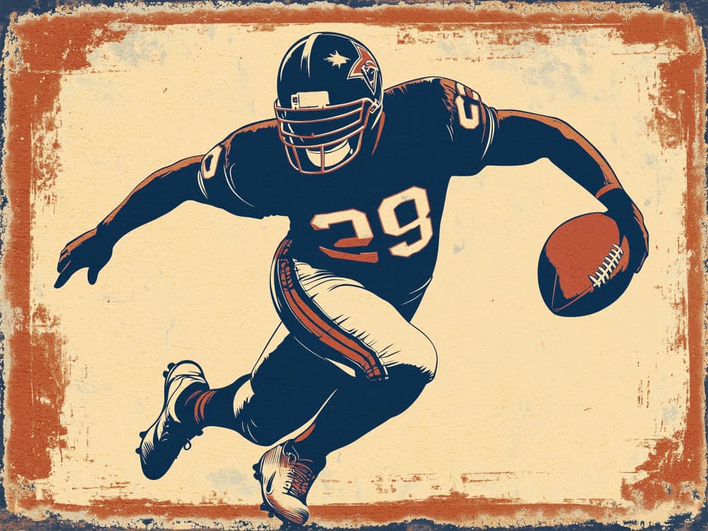 Football Player 29 by Pictufy Studio IV — canvas wall art