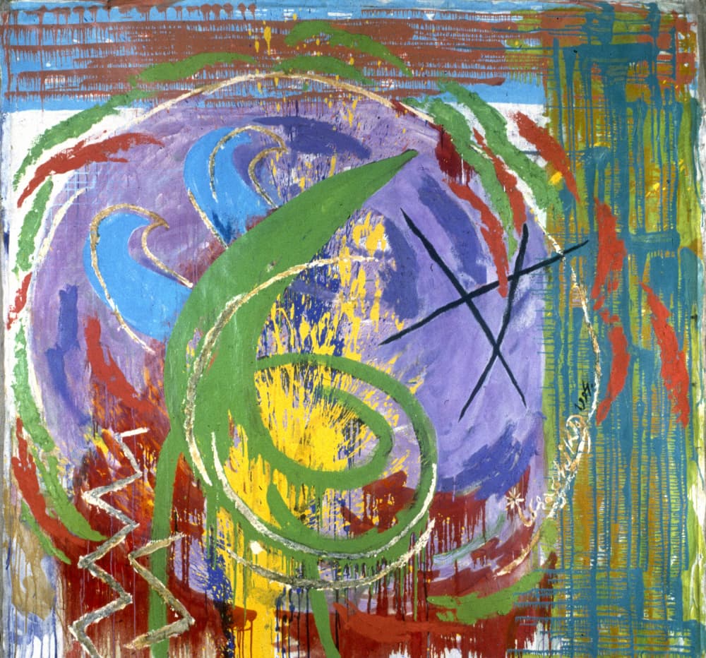 Vibrant Abstract Swirl by Kanat Ibragimov — canvas wall art