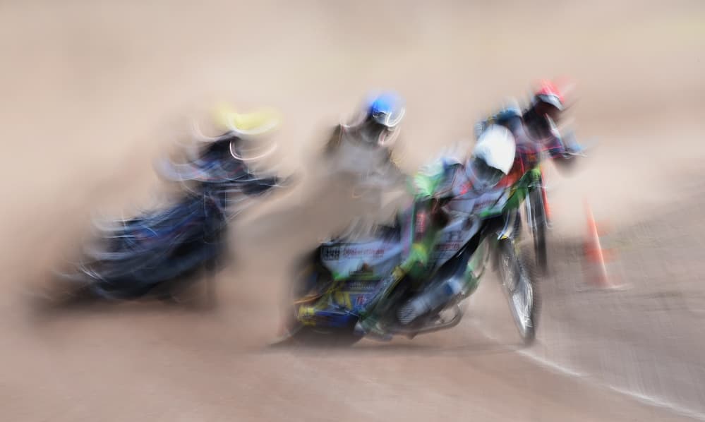 High-Speed Dirt Race by Lou Urlings — canvas wall art