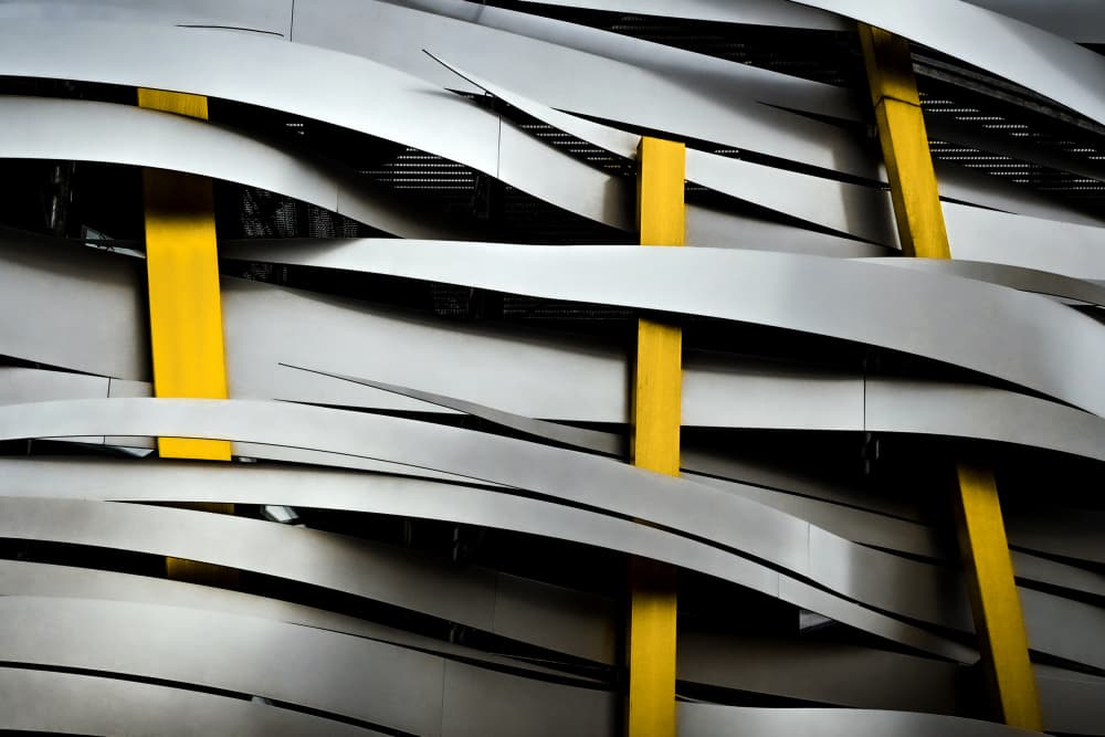 Modern Metallic Waves by Linda Wride — canvas wall art
