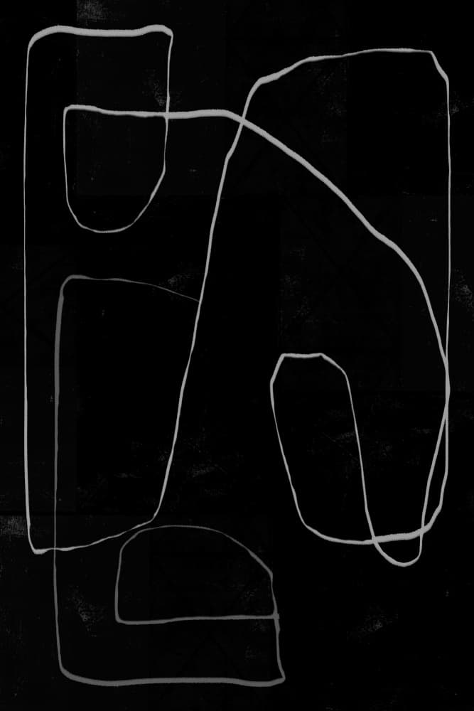 Organic Flowing Lines by cartissi — canvas wall art