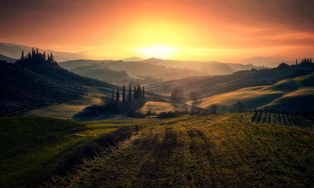 Golden Tuscan Sunrise