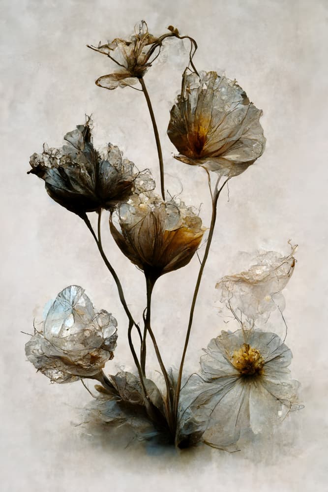 Ethereal Blooms by Treechild — canvas wall art