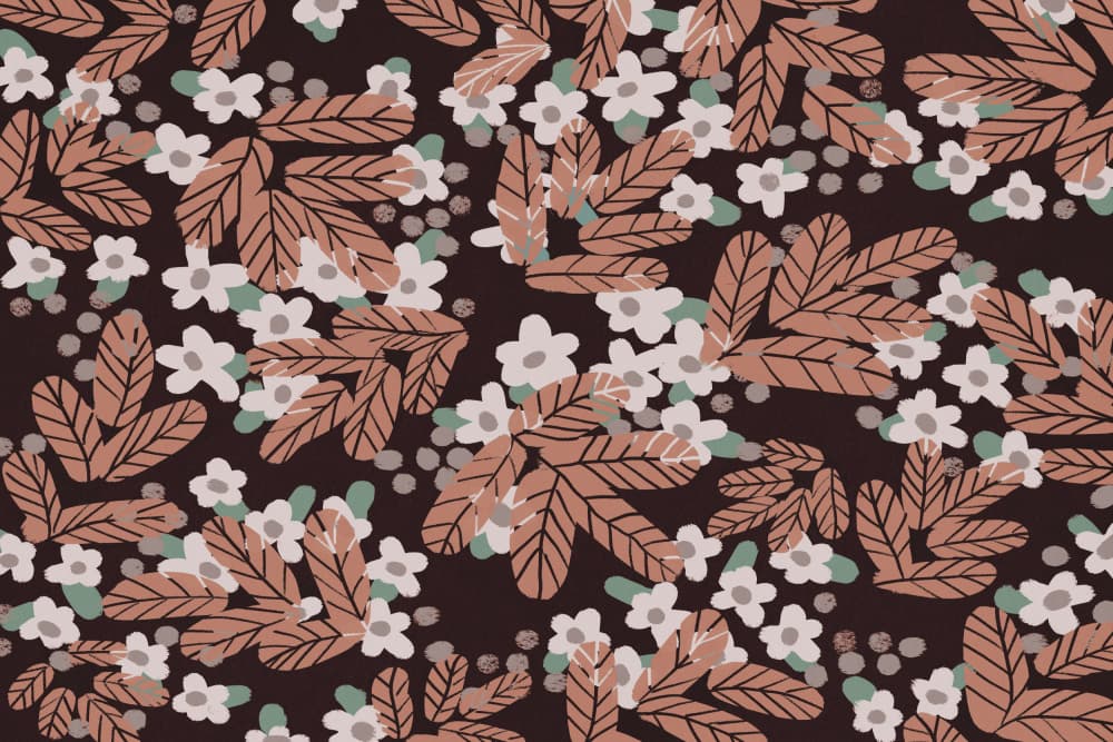 Floral Harmony by Treechild — canvas wall art