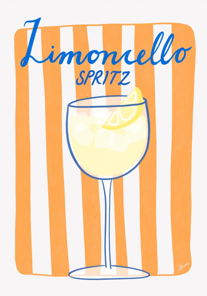 Limoncello Spritz by Athene Fritsch — canvas wall art
