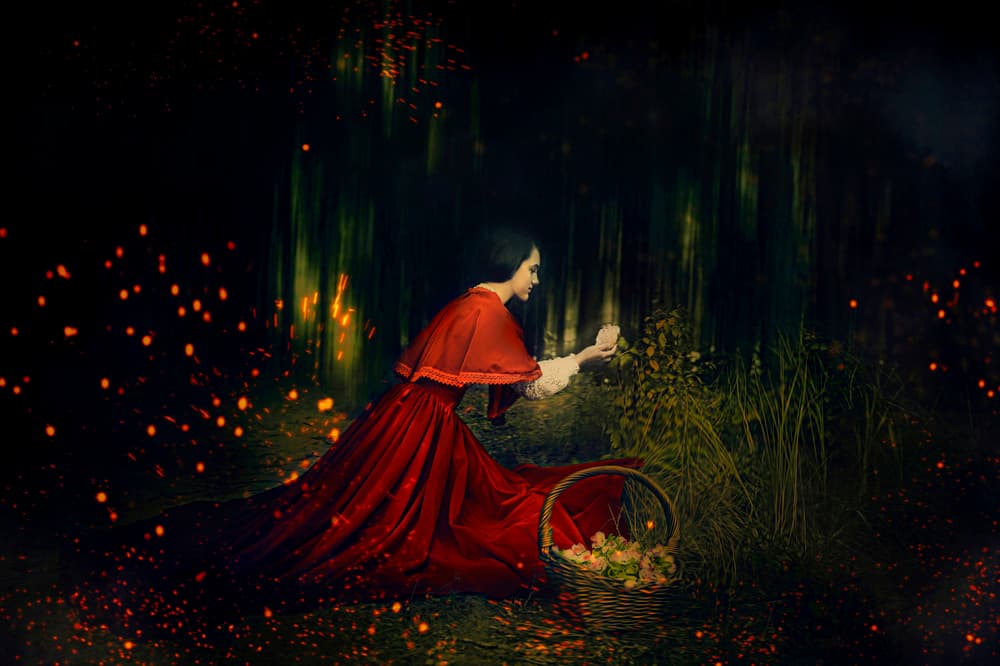 Enchanted Forest Woman by Adela  Lia Rusu — canvas wall art