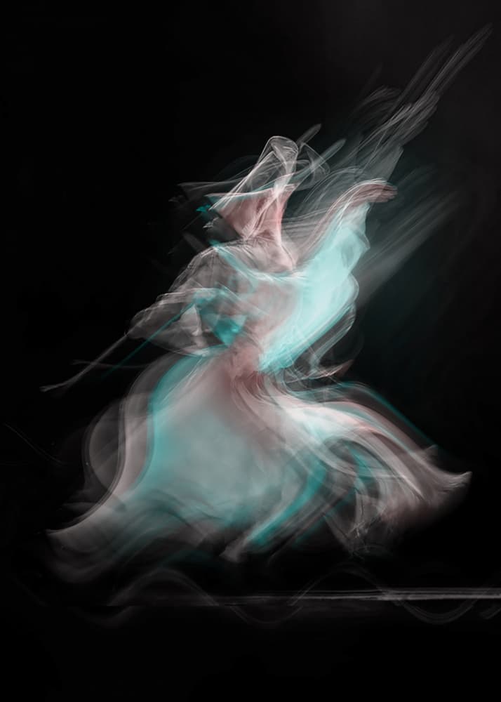 Ethereal Whirling Dervish by Mohamed Shawki — canvas wall art