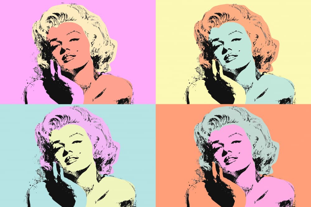 Iconic Marilyn Pop Art by Treechild — canvas wall art