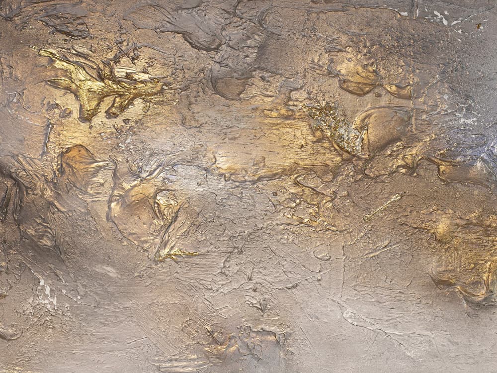 Molten Gold Texture by Anete Purina-Purite — canvas wall art