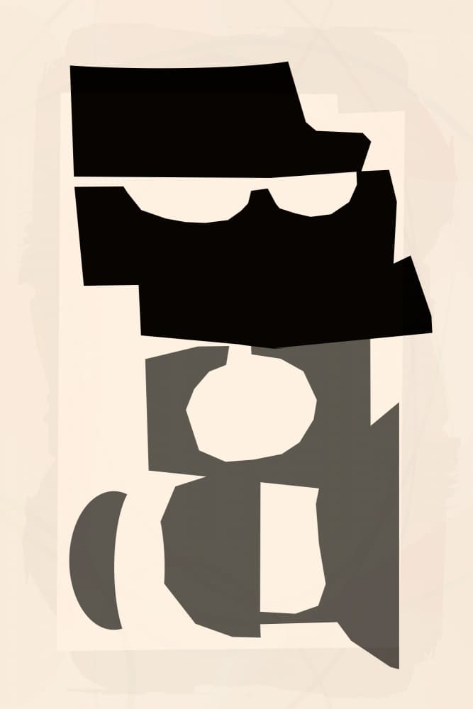 Bold Abstract Composition by cartissi — canvas wall art