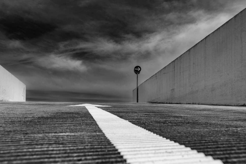 Urban Path Forward Arrow by Jure Kravanja — canvas wall art
