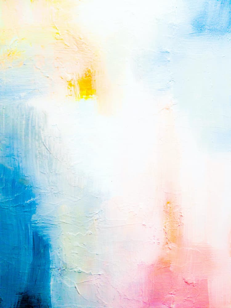Soft Pastel Abstract by Ejaaz Haniff — canvas wall art