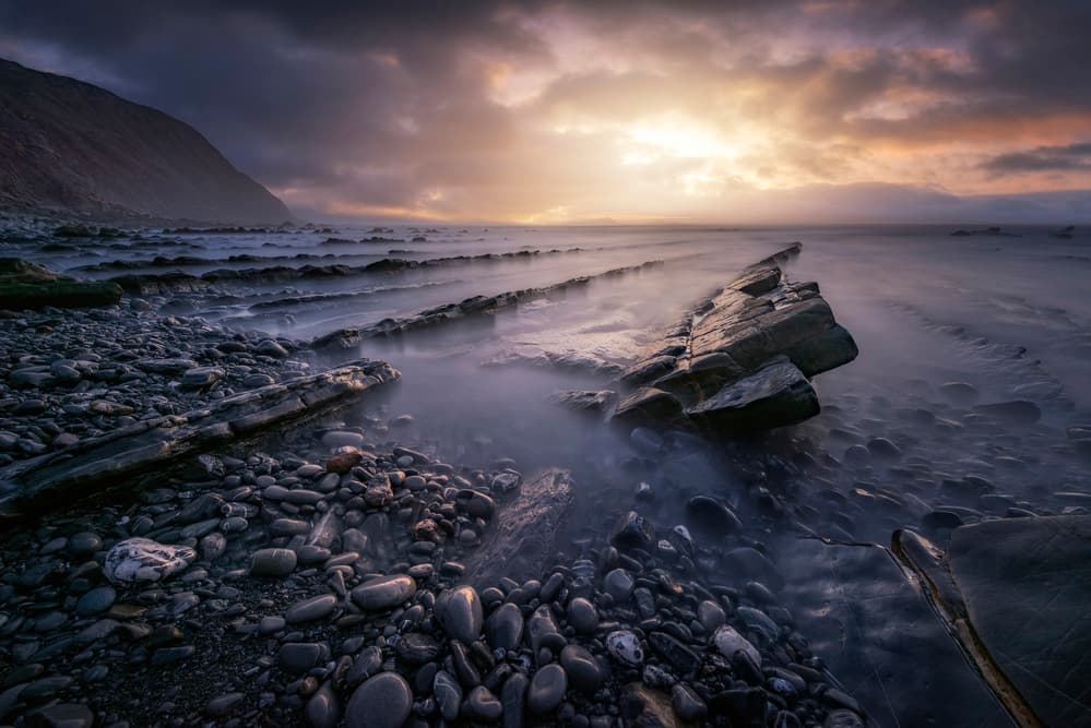 Ethereal Rocky Coast by Jorge Ruiz Dueso — canvas wall art