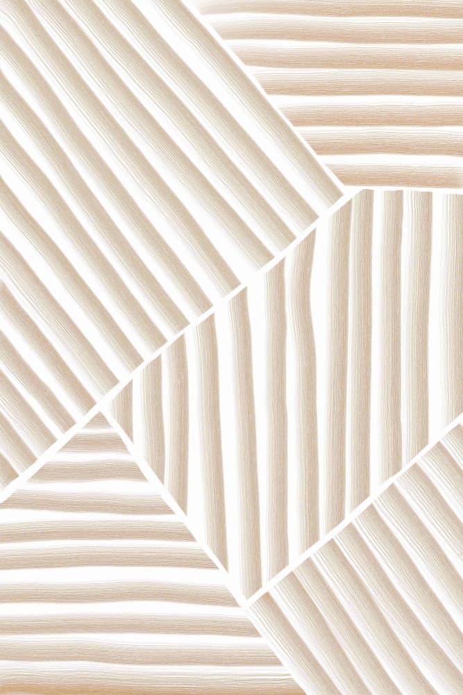 Neutral Geometric Lines by Melloi Art Prints — canvas wall art