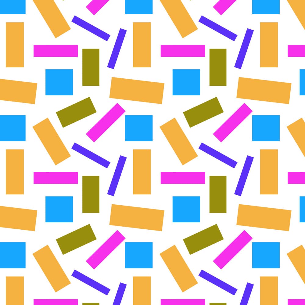 Vibrant Geometric Confetti by Michele Channell — canvas wall art