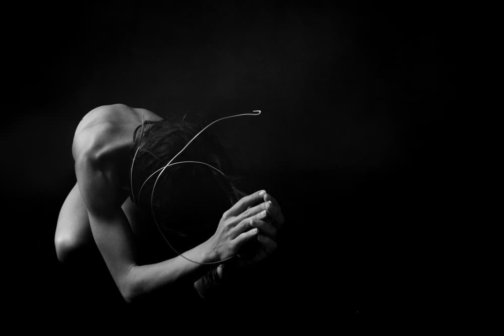 Graceful Figure In Thought by Olga Mest — canvas wall art