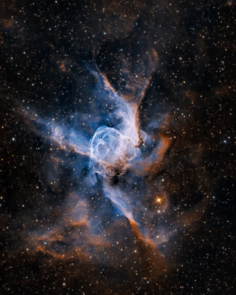 Ethereal Cosmic Nebula by Vikas Chander — canvas wall art