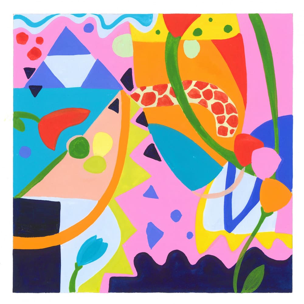Patterned Garden by Isabelle Brent — canvas wall art