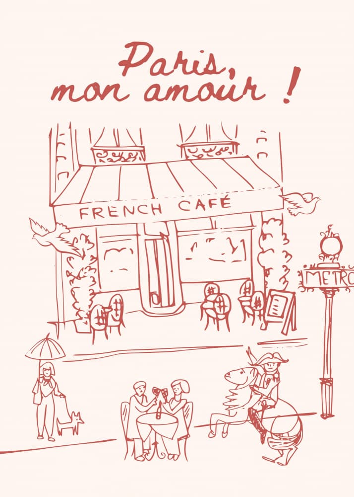 Parisian Street Life by RS LAB STUDIO — canvas wall art