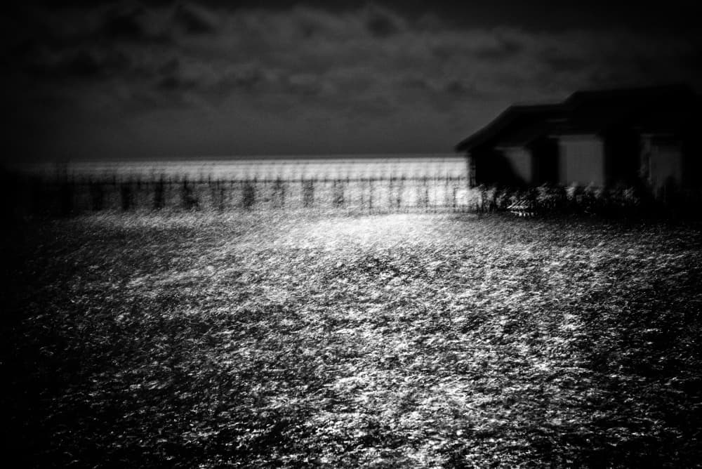 Dark Ocean House by Imaginative — canvas wall art