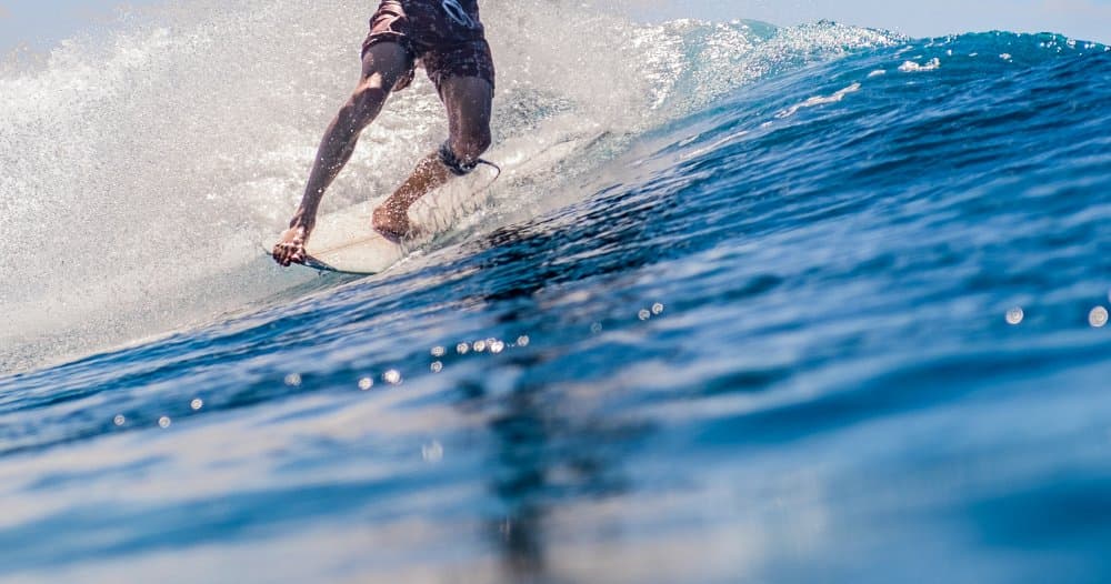 Surfing Ocean Action by Eric Verbiest — canvas wall art
