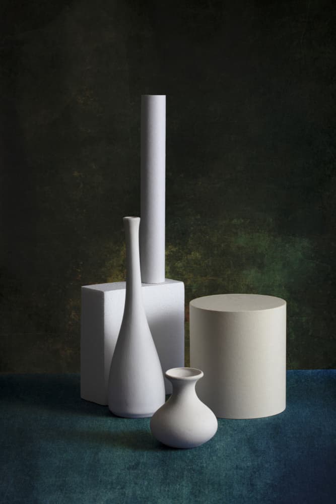 Elegant Geometric Vases by Brig Barkow — canvas wall art