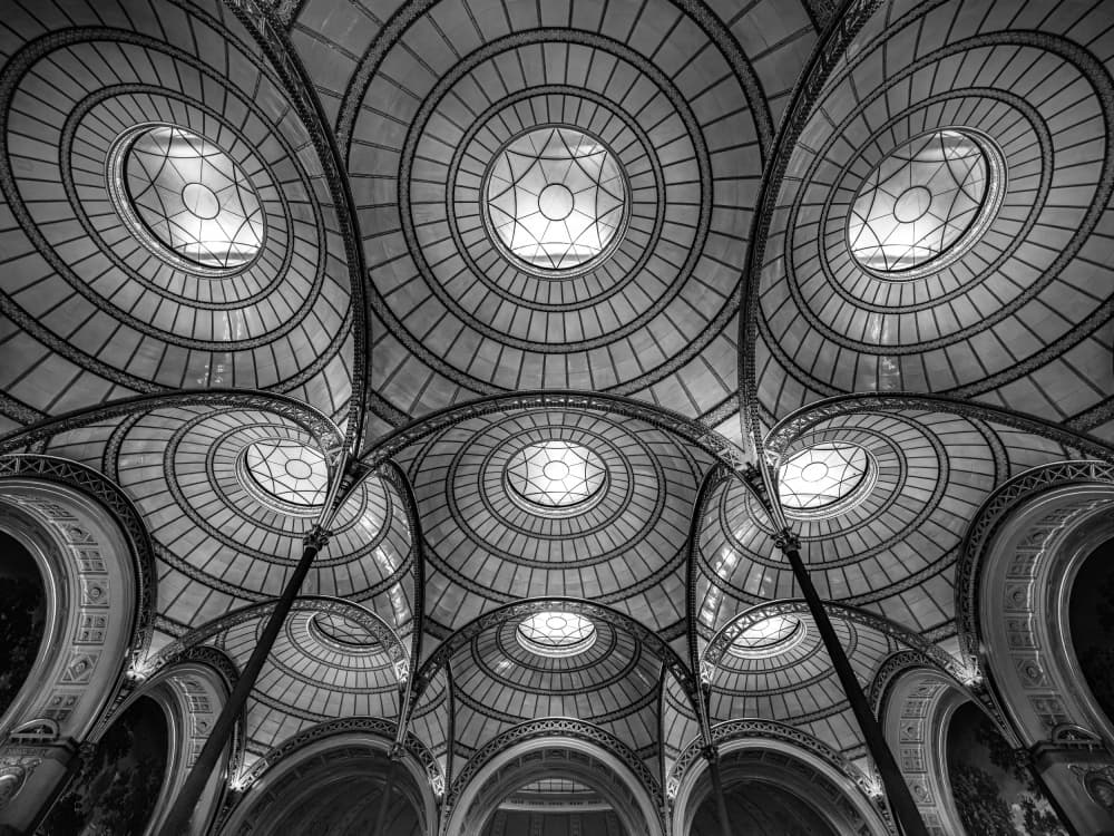 Ornate Dome Ceiling by Christian MARCEL — canvas wall art