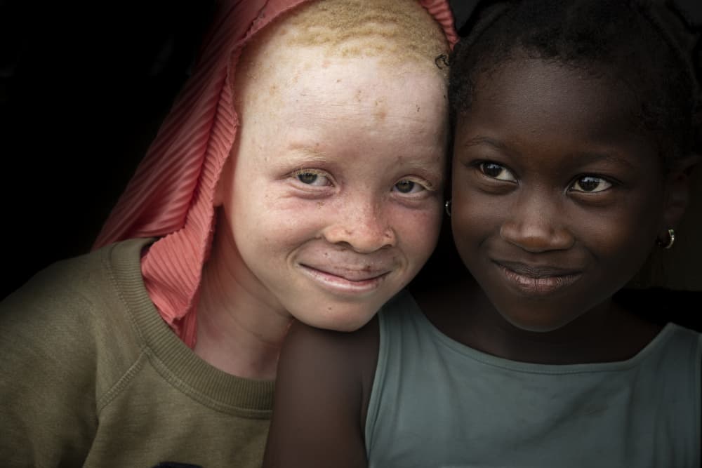 Smiling Diverse Friends by Elena Molina — canvas wall art