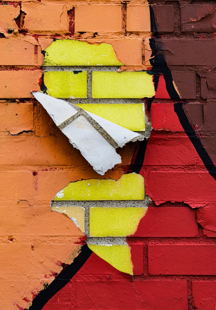 Urban Peeling Paint by Andrew Beavis — canvas wall art