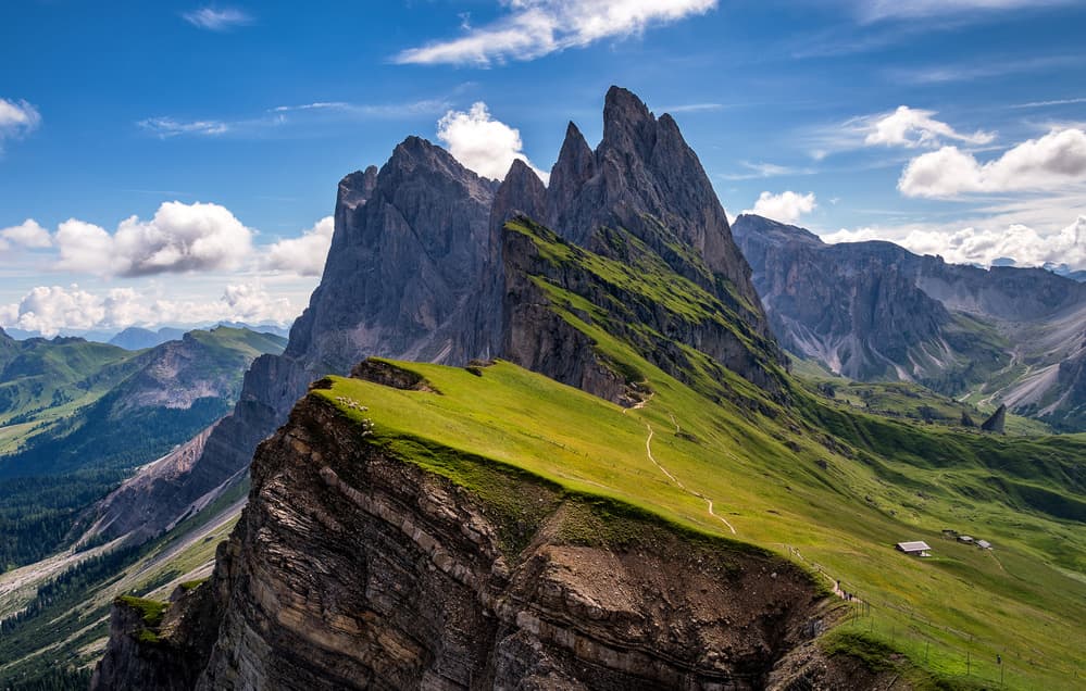 Serene Dolomite Landscape by Ales Krivec — canvas wall art