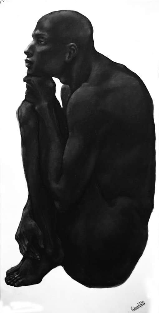 Man In Contemplation by Ekaterina Andersson — canvas wall art
