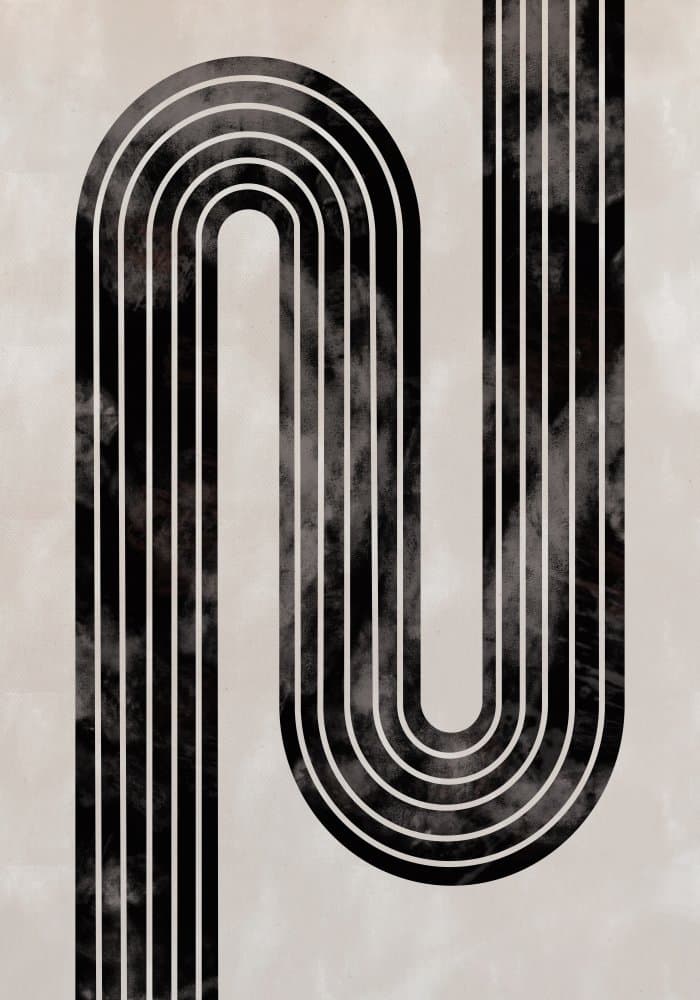 Geometric Arch Movement by Pictufy Studio II — canvas wall art