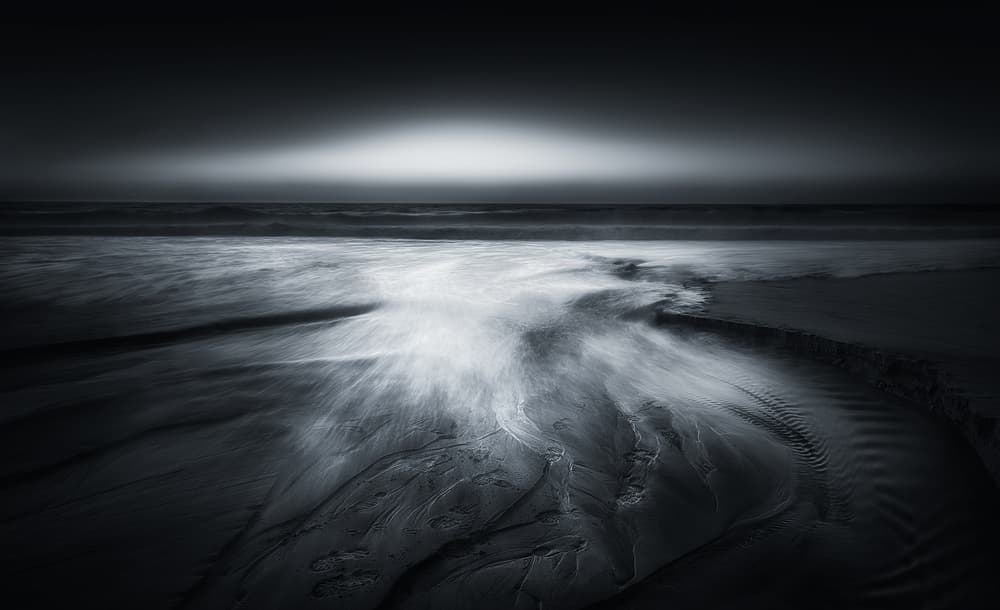 Twilight Ocean Flow by Aidong Ning — canvas wall art