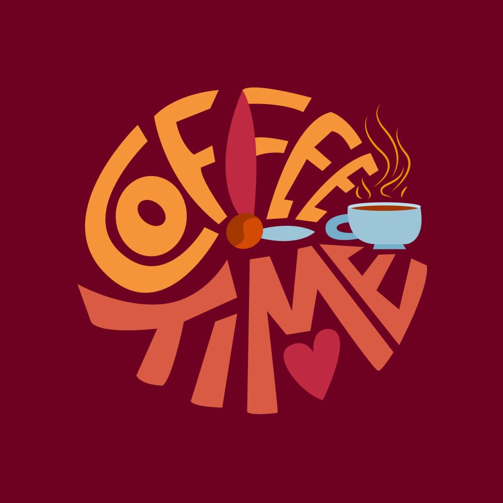 Hot Coffee Time by Marika Barsrsind — canvas wall art