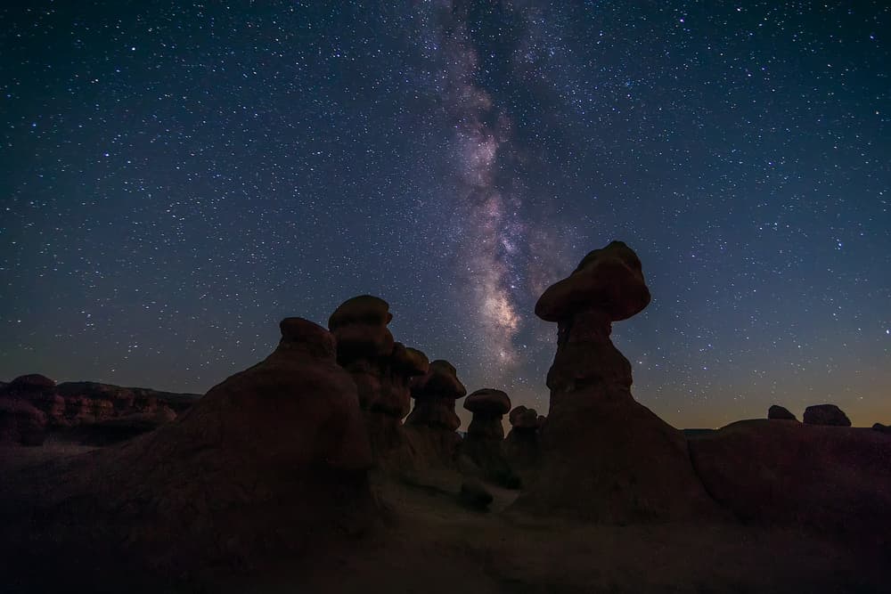 Milky Way Desert Night by Eunice Kim — canvas wall art