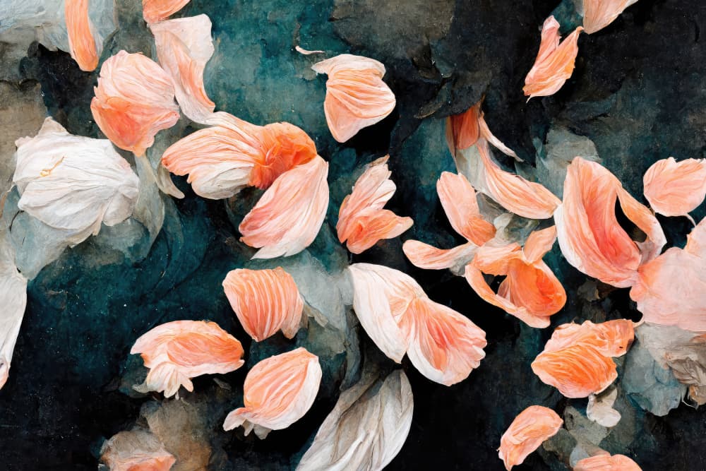 Petals in Motion by Treechild — canvas wall art