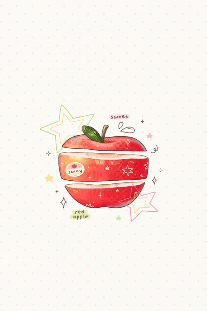 Sweet Sliced Apple by Xuan Thai — canvas wall art