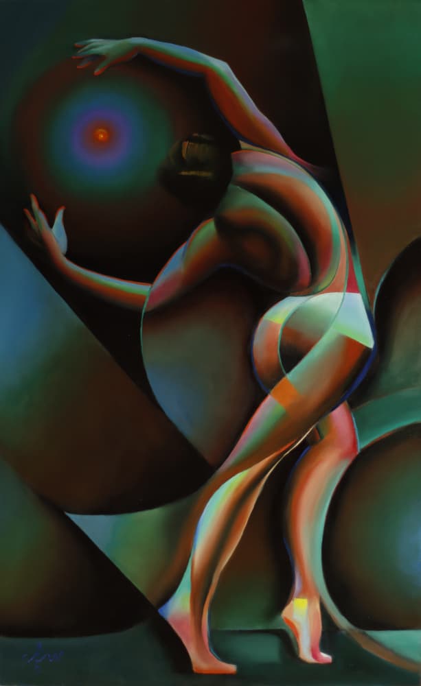 Dancing Light and Form by Corné Akkers — canvas wall art