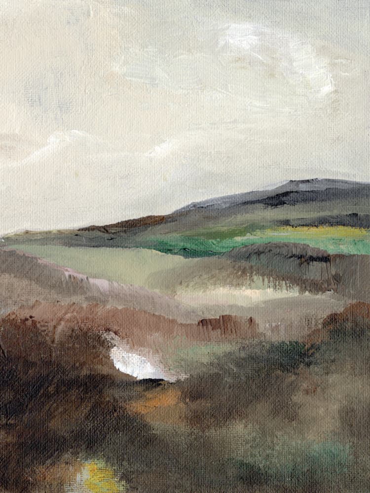 Muted Rolling Hills by Nikita Jariwala — canvas wall art