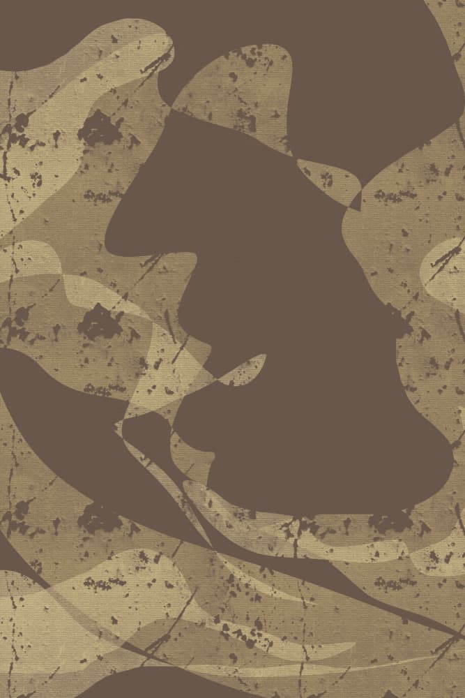 Earthy Organic Shapes by Yuli Saputra — canvas wall art