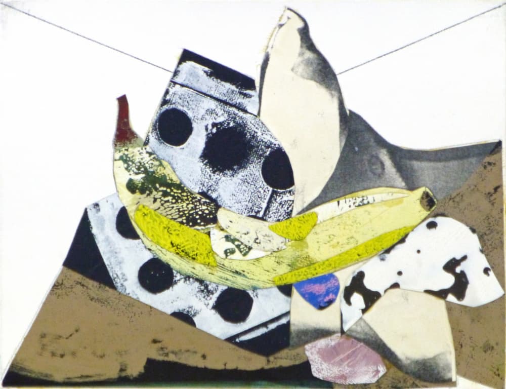 Modern Banana Collage by Pascal Marlin — canvas wall art
