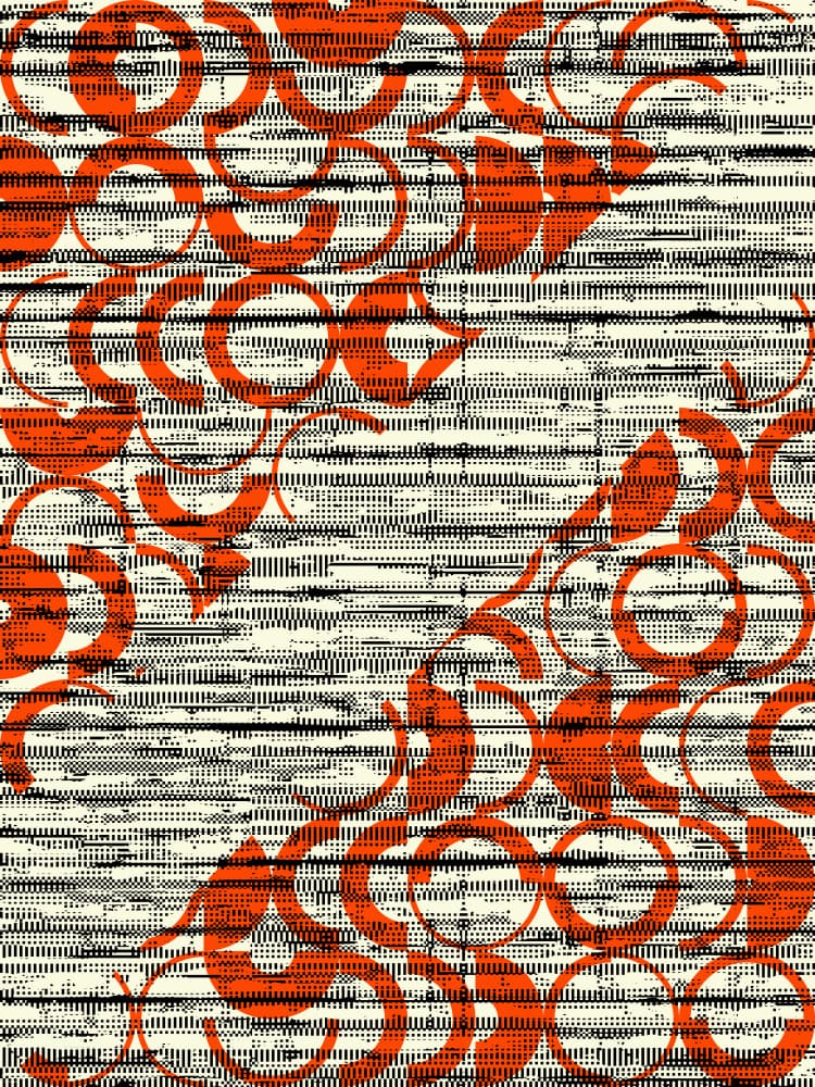 Abstract Circle Pattern by Petr Strnad — canvas wall art