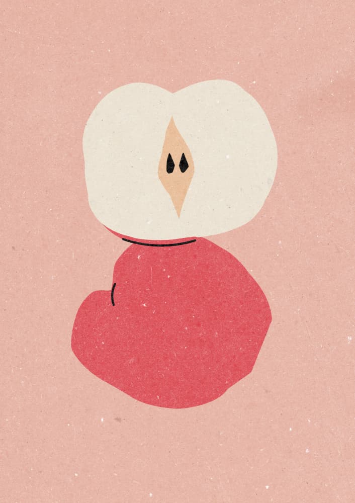 Apple by NKTN — canvas wall art