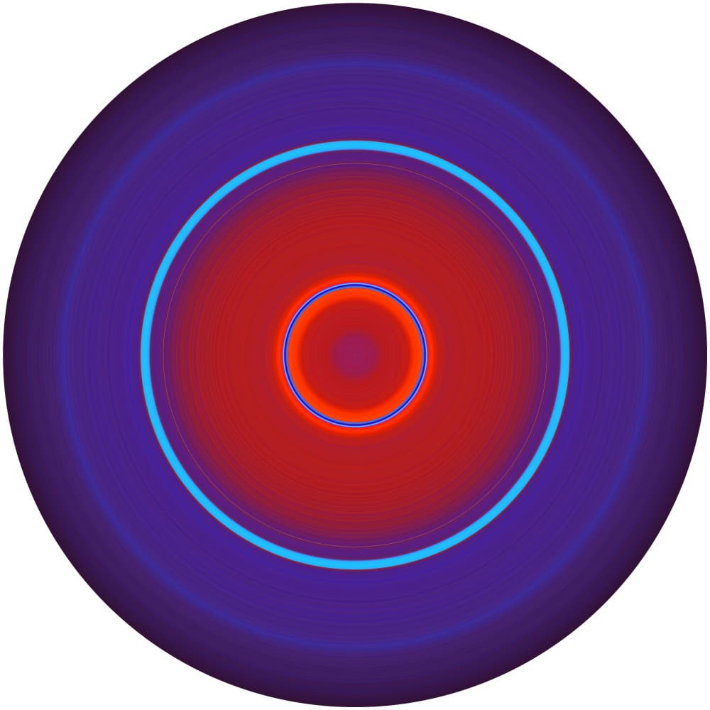 Vibrant Radial Gradient by PASLIER Morgan — canvas wall art