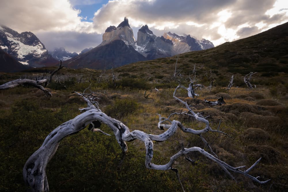 Dramatic Patagonia Landscape by Yongnan Li （李永男） — canvas wall art
