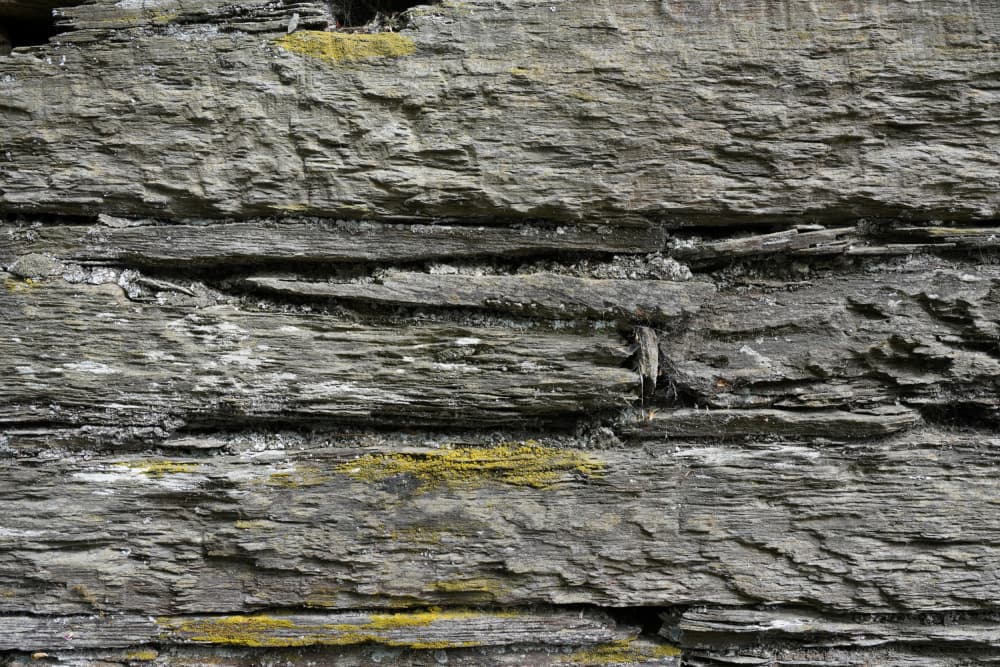 Weathered Stone Layers by Bilge Paksoylu — canvas wall art