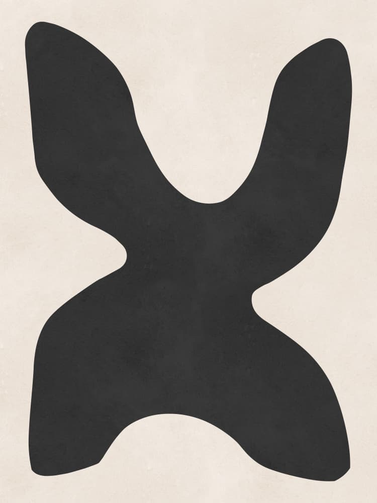 Fluid Abstract Form by Vitor Costa — canvas wall art