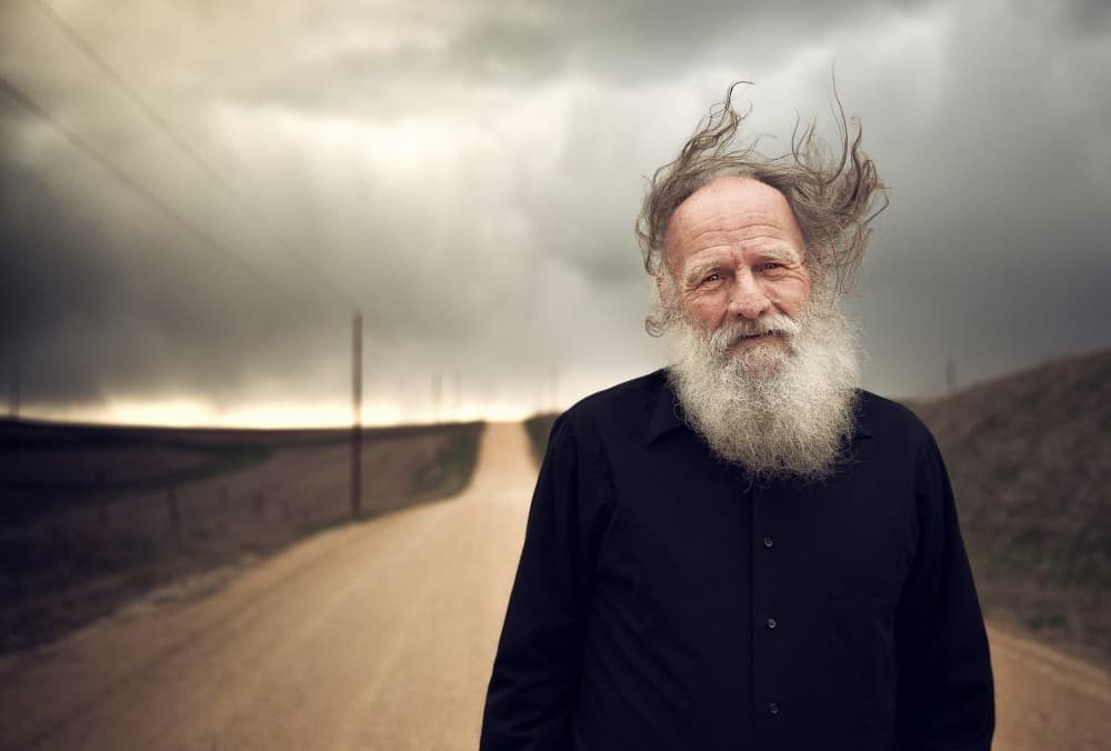Windswept Road Man by Jake Olson — canvas wall art