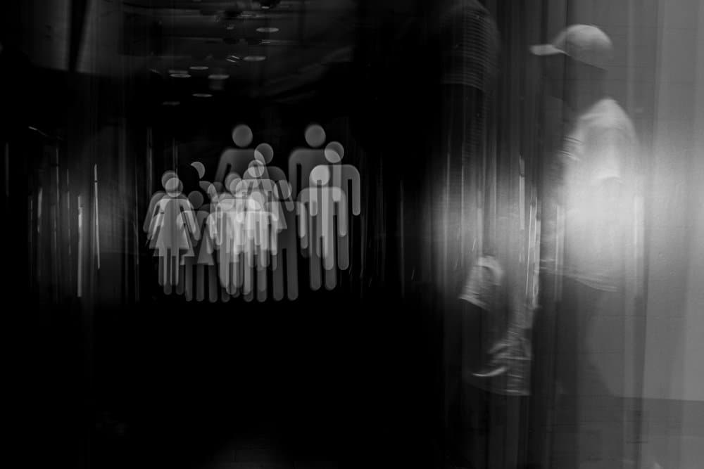 Ghostly City Movement by Kobi Benmoshe — canvas wall art