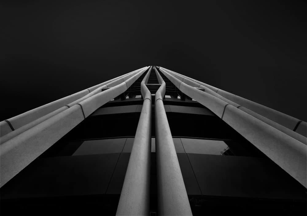 Modern Tower Ascent by Alfonso Novillo — canvas wall art